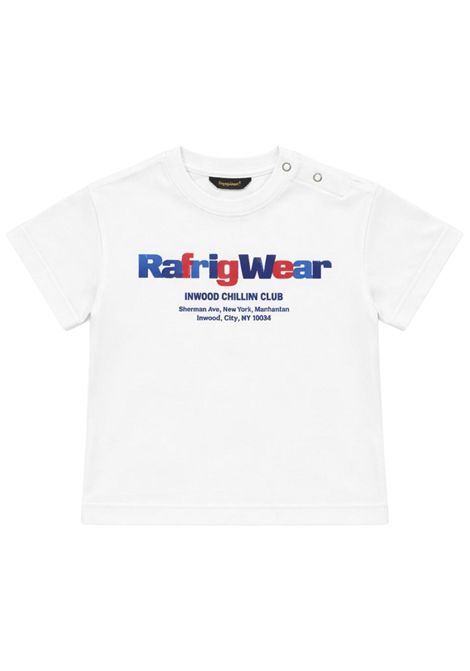 T-shirt neonato bianca in cotone REFRIGIWEAR | 1732BIANCO