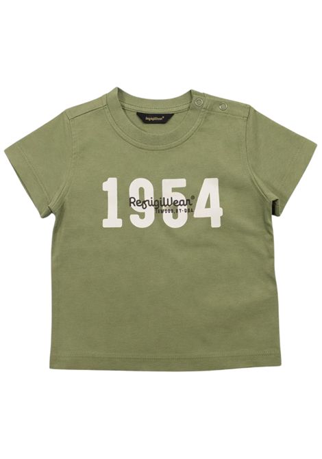 T-shirt neonato verde in cotone REFRIGIWEAR | 1734VERDE