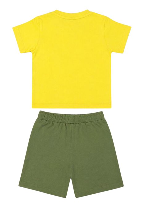 Yellow/green cotton baby set REFRIGIWEAR | RN1746DS26GIALLO/VERDE