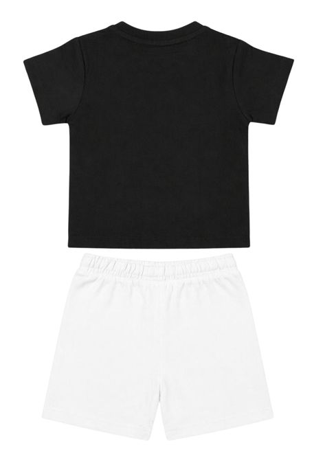 Black/white cotton baby boy set REFRIGIWEAR | RN1746DS26NERO/BIANCO