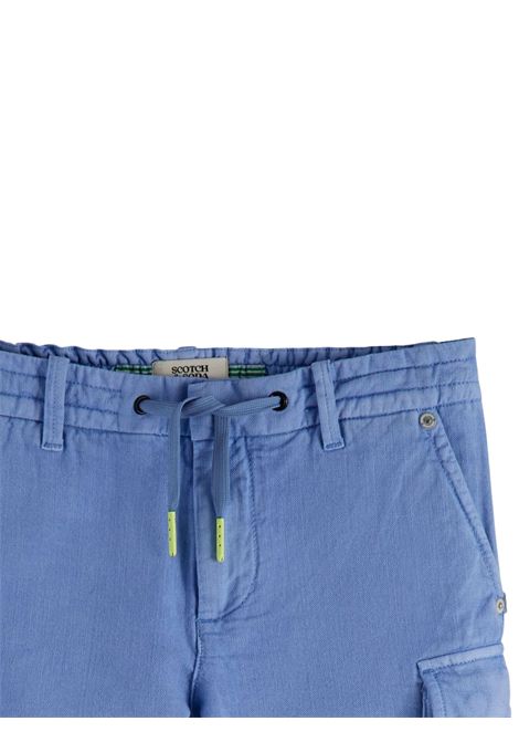 Children's Bermuda shorts in linen and cotton Scotch&Soda | 170491/SUAZZURRO