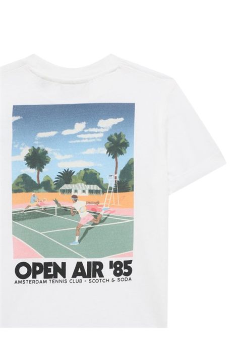 White cotton T-shirt for children Scotch&Soda | 170553/SUBIANCO
