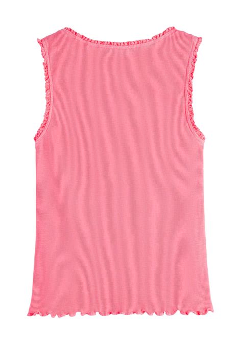Canotta bambina rosa in cotone Scotch&Soda | 175856/SUROSA