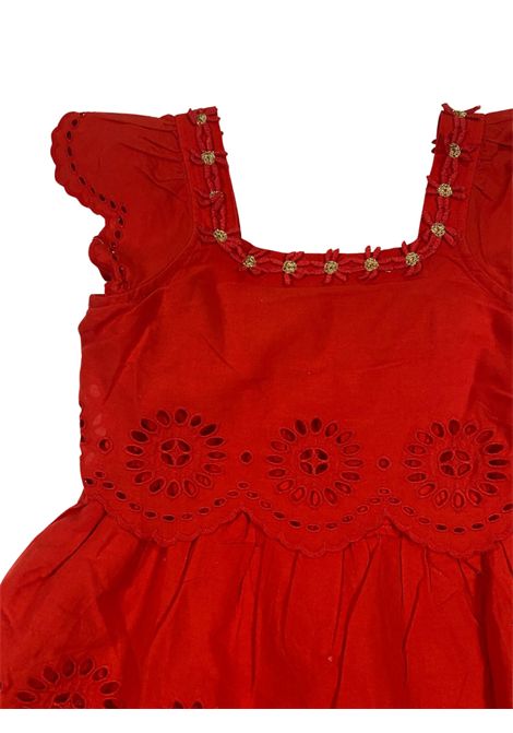 Abito bambina rosso in cotone Scotch&Soda | 175927/SUROSSO