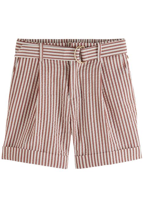 Shorts bambina terra in cotone Scotch&Soda | 175940/SUTERRA