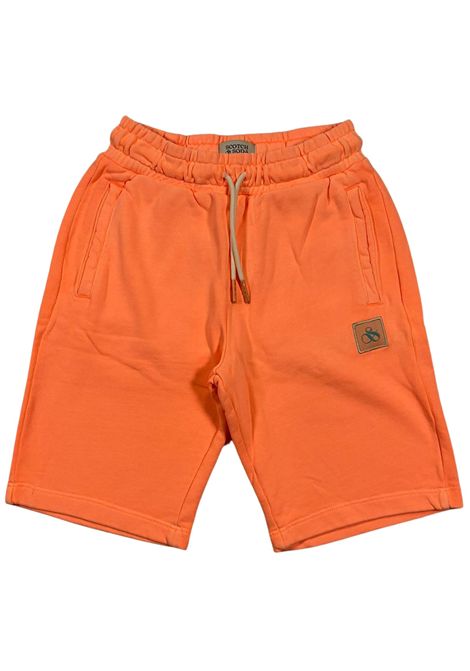 Children's fluorescent orange cotton Bermuda shorts Scotch&Soda | 176162/SUARANCIO FLUO