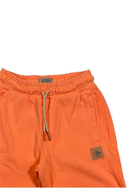 Children's fluorescent orange cotton Bermuda shorts Scotch&Soda | 176162/SUARANCIO FLUO