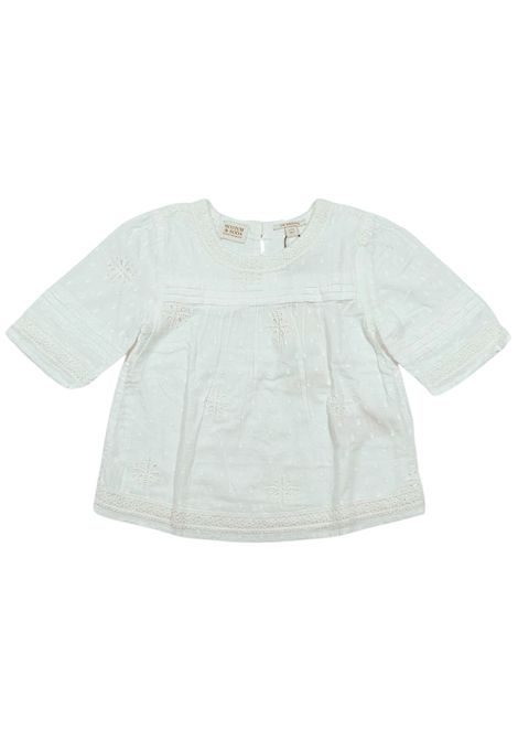 Casacca bambina bianca in cotone Scotch&Soda | 177564/SUBIANCO