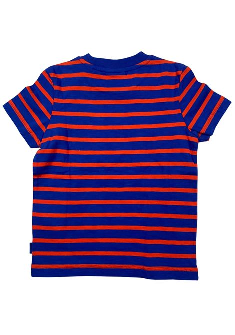 Blue/red cotton T-shirt for children Scotch&Soda | 177571/SUBLU/ROSSO