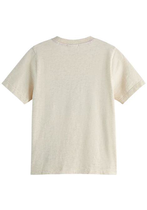 T-shirt bambina sabbia in cotone Scotch&Soda | 179360/SUSABBIA