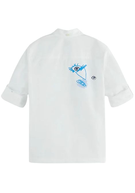 White cotton children's shirt Scotch&Soda | 179461/SUBIANCO