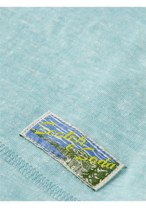 Aqua green cotton T-shirt for children Scotch&Soda | 179493/SUVERDE ACQUA