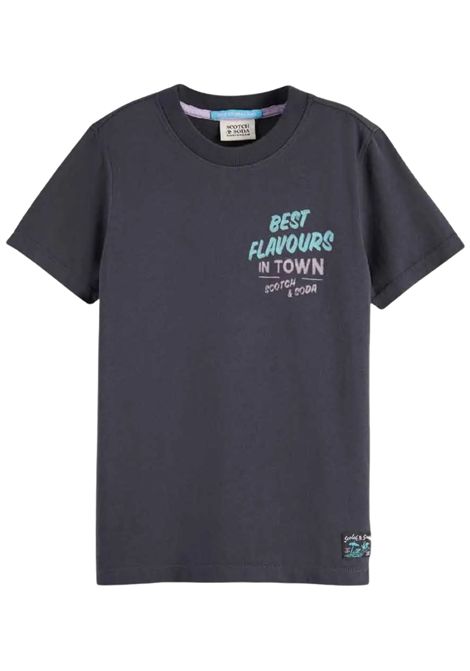 Black cotton T-shirt for children Scotch&Soda | 179504/SUNERO