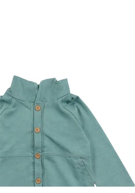 Cardigan neonato verde in cotone SKIKKERLI | CBF29/MAVERDE