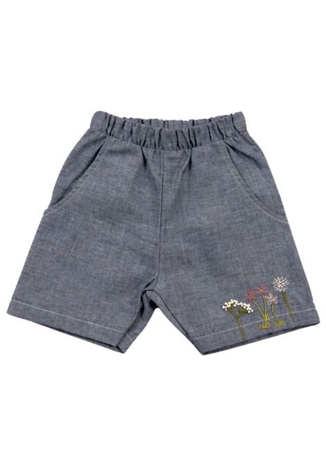 Shorts neonata in cotone denim SKIKKERLI | PA393/ANDENIM