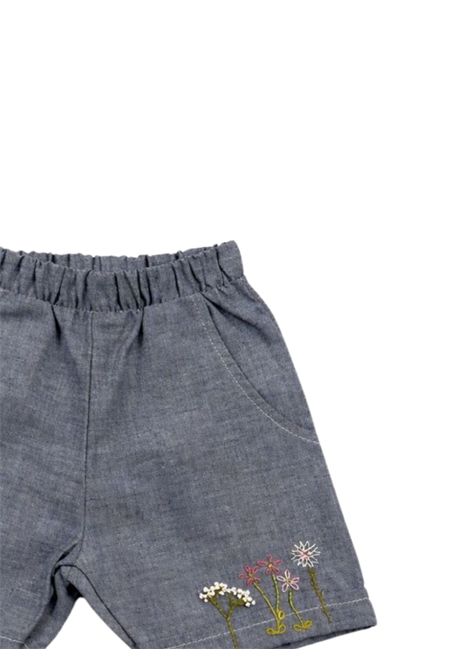 Shorts neonata in cotone denim SKIKKERLI | PA393/ANDENIM