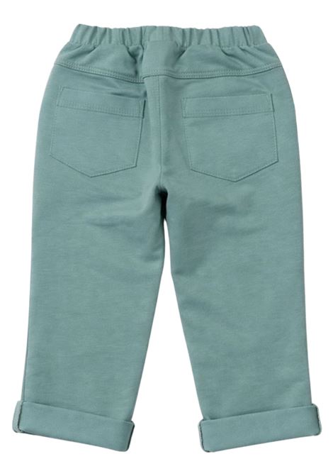 Pantalone neonato verde in cotone SKIKKERLI | PBF322/MAVERDE