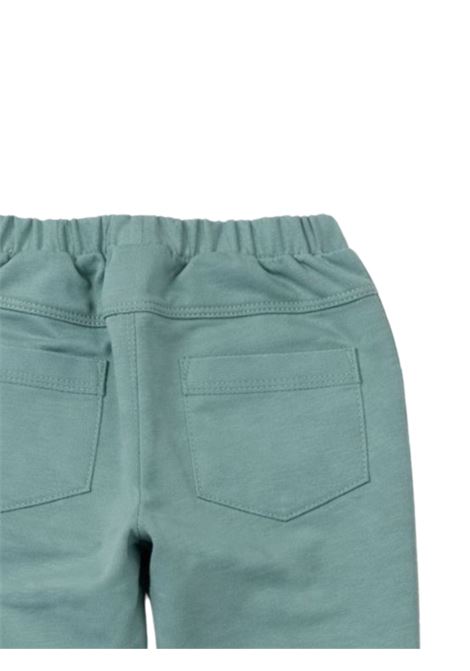 Pantalone neonato verde in cotone SKIKKERLI | PBF322/MAVERDE