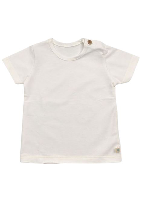 T-shirt neonato panna in cotone SKIKKERLI | RBJ528/MAPANNA