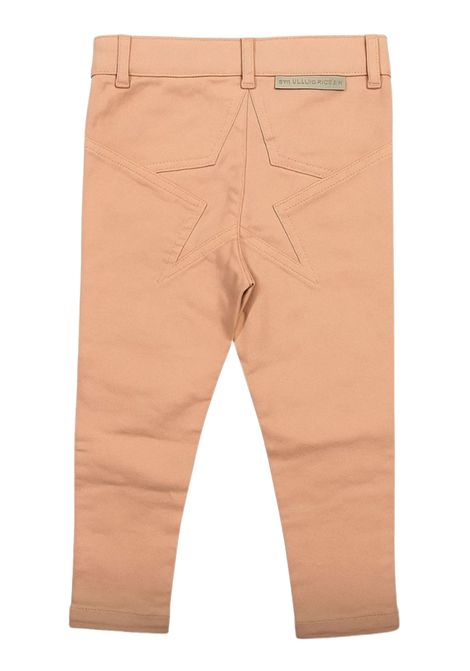 Jeans bambina rosa in cotone STELLA MC CARTNEY | 3813240/FIROSA