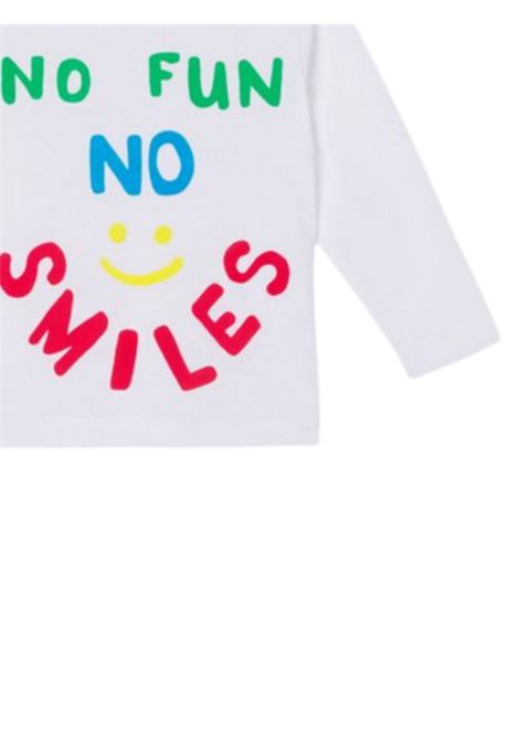 T-shirt unisex bianca in cotone STELLA MC CARTNEY | 8R8610/MOBIANCO