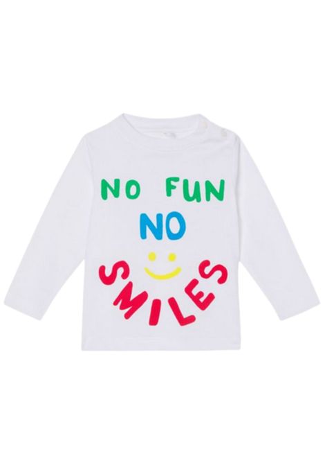 T-shirt unisex bianca in cotone STELLA MC CARTNEY | 8R8610/MOBIANCO