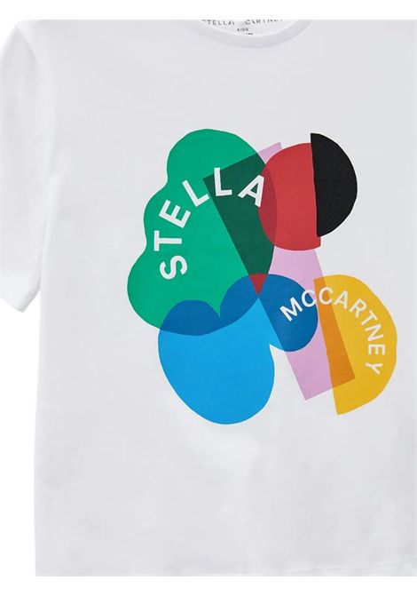 T-shirt bambina bianca in cotone STELLA MC CARTNEY | TT8D01/MOBIANCO