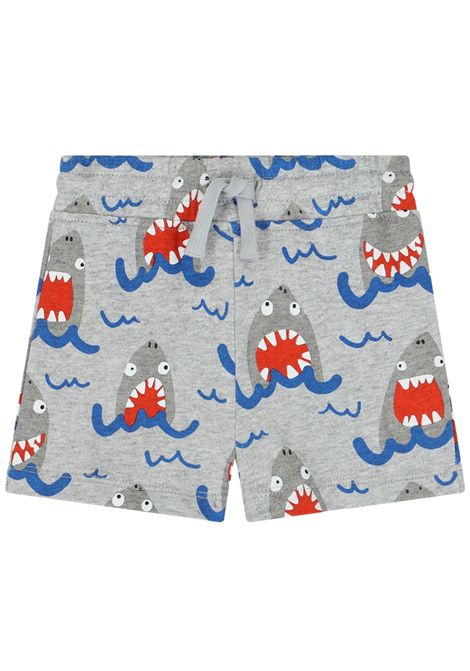 Bermuda neonato grigio in cotone STELLA MC CARTNEY | TU6519/CEGRIGIO