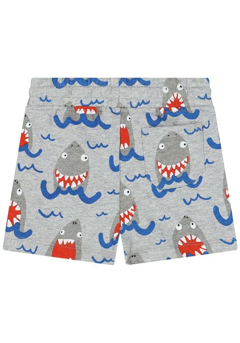 Bermuda neonato grigio in cotone STELLA MC CARTNEY | TU6519/CEGRIGIO