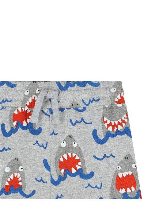 Bermuda neonato grigio in cotone STELLA MC CARTNEY | TU6519/CEGRIGIO
