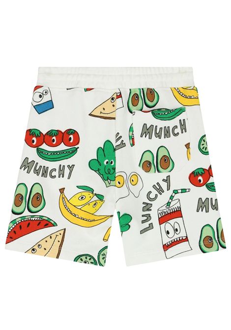 White cotton Bermuda shorts for children STELLA MC CARTNEY | TU6Q89/MOBIANCO