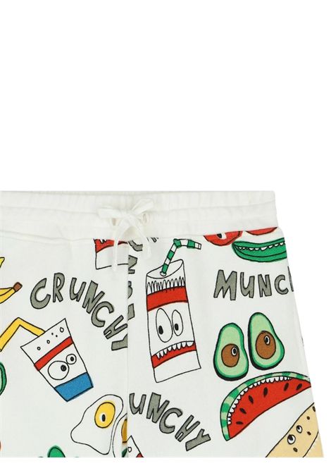White cotton Bermuda shorts for children STELLA MC CARTNEY | TU6Q89/MOBIANCO