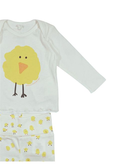 Completo neonata bianco in cotone STELLA MC CARTNEY | TV3550/CEBIANCO