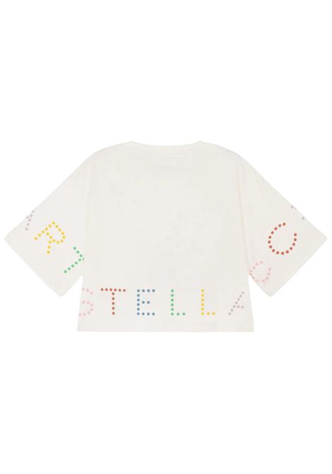 T-shirt bambina bianca in cotone STELLA MC CARTNEY | TV8C51/MOBIANCO