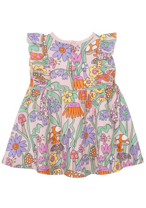 Abito neonata rosa in cotone STELLA MC CARTNEY | TW1022/DEBROSA