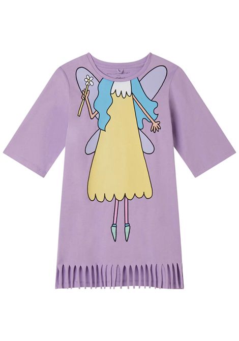 Abito bambina lilla in cotone STELLA MC CARTNEY | TW1A41/DEBLILLA
