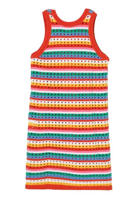 Abito bambina multicolor in cotone STELLA MC CARTNEY | TW1F02/CEMULTICOLOR