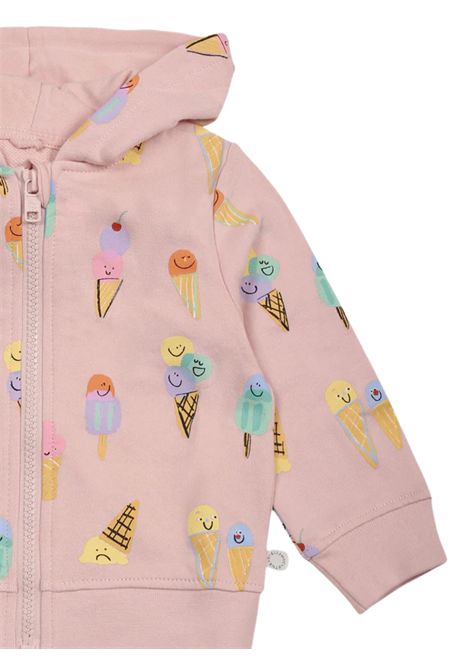 Pink cotton baby sweatshirt STELLA MC CARTNEY | TW4120/MAROSA