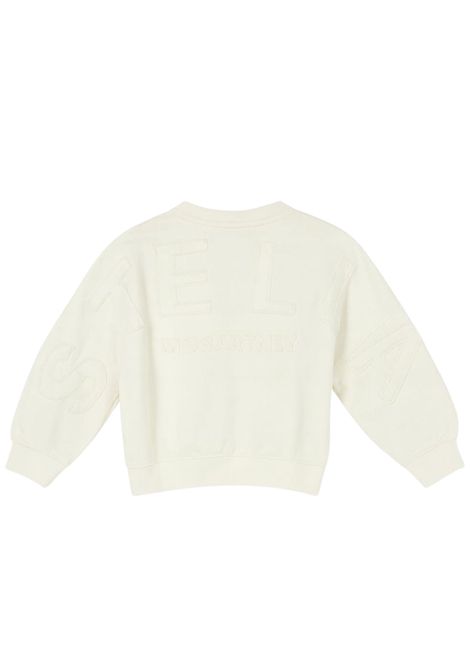 Felpa unisex bianca in cotone STELLA MC CARTNEY | TW4C60/MOBIANCO