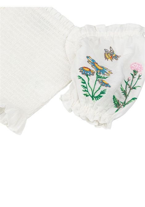 Girls' linen and cotton top STELLA MC CARTNEY | TW5A81/MABIANCO