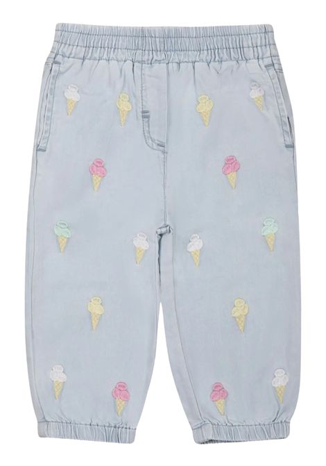 Jeans neonata in cotone denim STELLA MC CARTNEY | TW6150/MADENIM