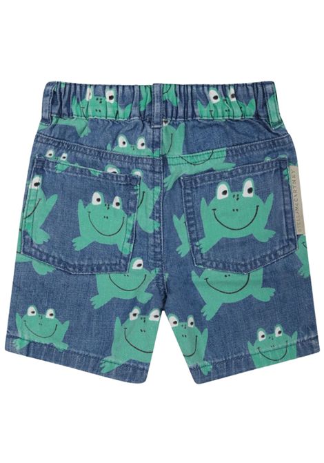 Baby Bermuda shorts in denim cotton STELLA MC CARTNEY | TW6589/MADENIM