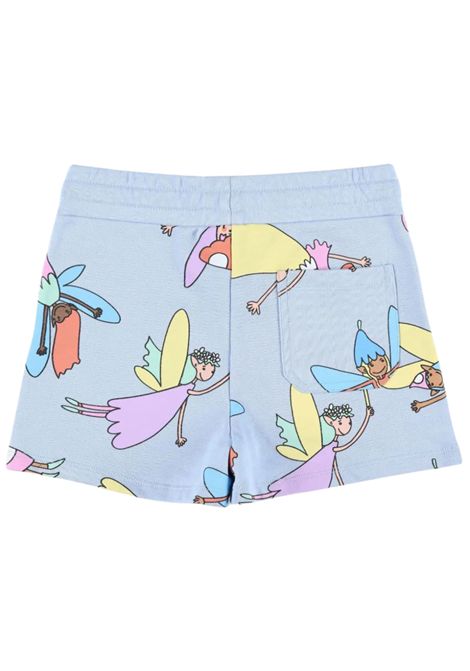 Shorts bambina azzurro in cotone STELLA MC CARTNEY | TW6A19/MOAZZURRO