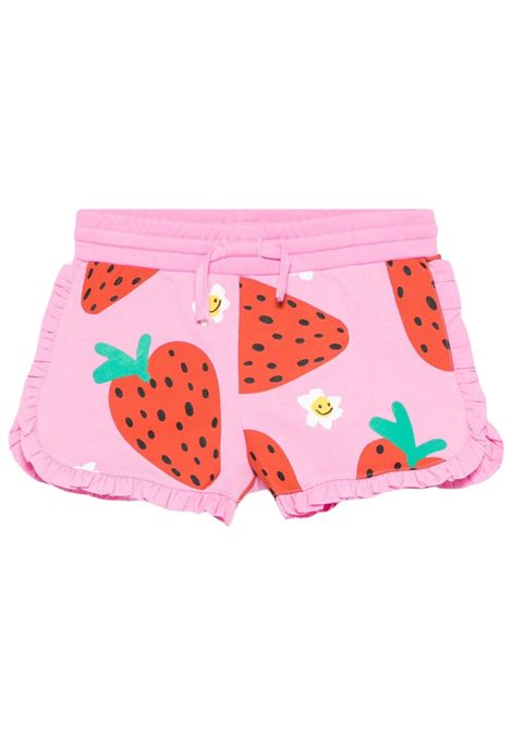 Shorts bambina rosa in cotone STELLA MC CARTNEY | TW6B49/DEBROSA
