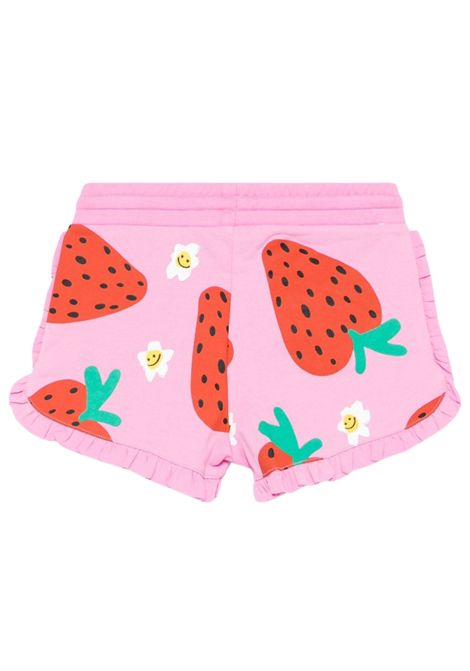 Shorts bambina rosa in cotone STELLA MC CARTNEY | TW6B49/DEBROSA