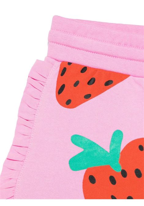 Shorts bambina rosa in cotone STELLA MC CARTNEY | TW6B49/DEBROSA