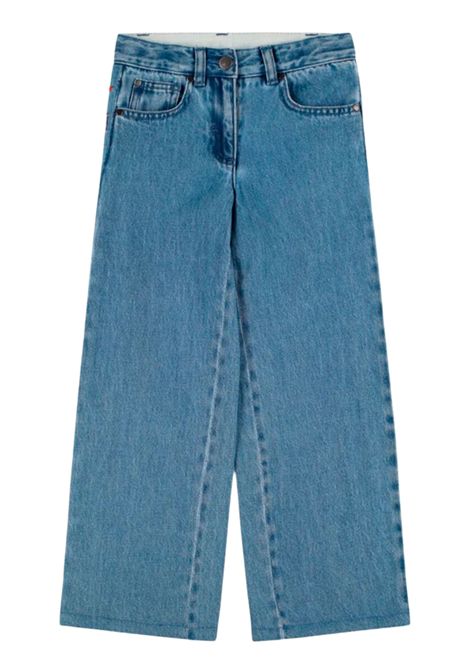 Girls' light blue cotton jeans STELLA MC CARTNEY | TW6E40/MADENIM