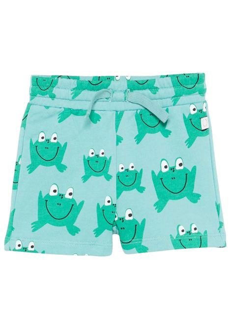 Blue cotton Bermuda shorts for children STELLA MC CARTNEY | TW6P59/MOAZZURRO