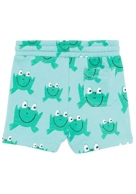 Blue cotton Bermuda shorts for children STELLA MC CARTNEY | TW6P59/MOAZZURRO