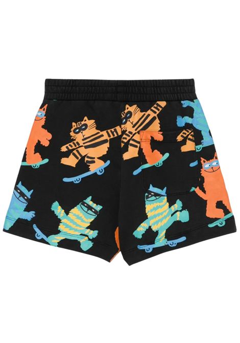 Black cotton Bermuda shorts for children STELLA MC CARTNEY | TW6Q29/MONERO